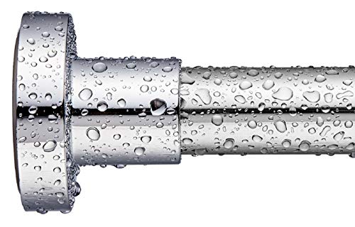 Briofox Tension Curtain Rods 27-43 Inches, Never Rust And Non-Slip Spring Tension Rod, Polished 304 Stainless Steel #TOP1