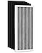 FutureWay Odor-Reducing True HEPA Filter, High-Efficiency Carbon Air Purifier Filter with 4 Pack Pre-Filters Set Compatible with Hamilton Beach TrueAir 04383, 04384 Air Cleaner