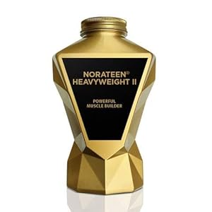 LA Muscle Norateen Heavyweight II (180 Tablets – 2 Pack) Natural Muscle Builder and Testosterone Supplement, Promotes Muscle Growth, Suitable for Vegans, GM Free