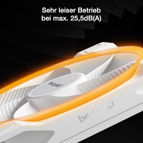 be quiet! Light Wings 140mm ARGB PWM Reverse White Gaming PC Gehäuse Lüfter – Ansicht 6