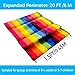 HUGELIU 2PCS Playing Run Mat for Boys Girls Indoor Outdoor Team Building Games for Work Adults, Field Day Games for Adults, Yard Game Family Carnival Fun Birthday Party Group Activity