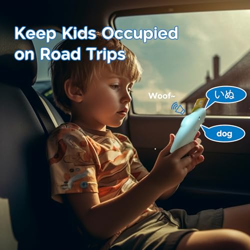 KILOGOGRAPH Bilingual English Flash Cards - Japanese Talking Flash Cards, 510 Sight Words 31 Themes, Pocket Speech for Toddlers 3-12, Autism Sensory Toys, Preschool Learning Activity (Japanese, Blue) - Image 7