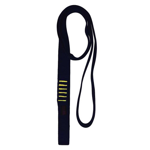 Sterling Rope 25Mm Tubular Nylon Sling Black 24In #TOP1