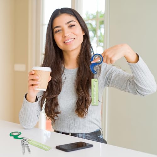 LUMOOM 4 Stück Schlüsselanhänger Spinner, Spinning Keychain, Schlüssel Spinner Spielzeug, Schlüsselanhänger Ring Spielzeug für Fingertraining Geeignet Kinder und Erwachsene