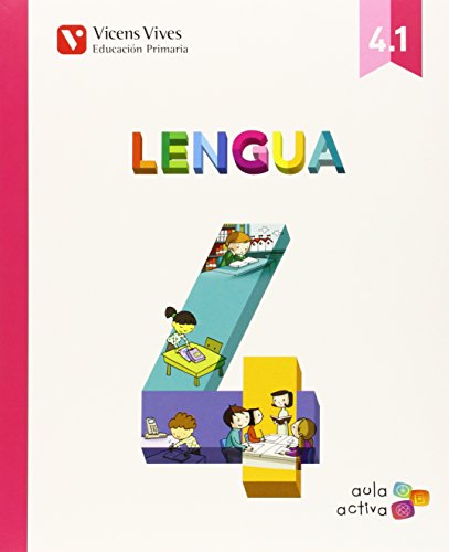 Portada de Lengua 4º Educacion Primaria Trimestres Mec Ed 2015 Aula Activa