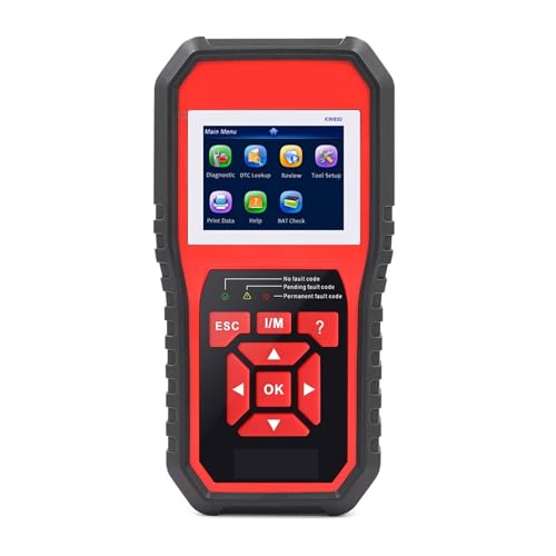 EDEDE Auto Diagnosi OBD, Strumento di diagnostica for Auto KW850 Scanner OBD2 Professionale Multi-Lingue Funzione OBD 2 ODB2 Completa Strumento for Auto Lettore di Codici KW850 per Auto