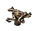 Carpe Diem Hardware 918-3 Feng Shui Frog Knob, Antique Brass