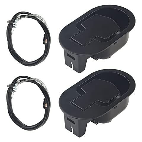 XINMEIWEN 2Sets Schwarz Recliner Ersatzteile Metall Recliner Griff Ersatzteile Cover