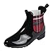 Henry Ferrera Girls Ankle Waterproof Rubber Rain Boots