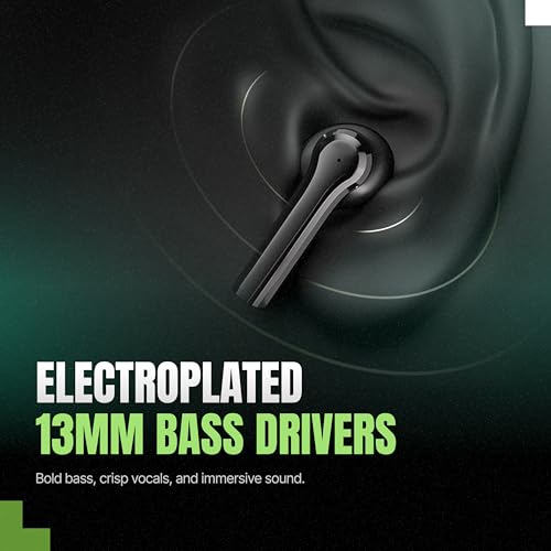 Mivi DuoPods Horizon TWS Earbuds, Blue Midnight Black - Image 5
