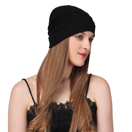 Image of Woolen Caps /Hat for Women & Mens | Printed Soft Knot Woollen Knitted Warm Head Wrap Ear Winter Woolen Beanie | Inside Thick Soft Slouch & Keeps You Warm