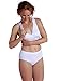 Produktbild Carriwell Bio Crossover Still-BH, Schlaf- und Schwangerschafts-Bustier mit weicher Spitze, ideal für die Nacht, aus Bio-Baumwolle, bügellos, nahtlos, weiß, Größe: M