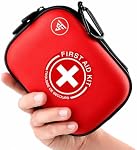First AID Kit 200 Piece Compact Portable Emergency first aid kit, first aid for car, first aid camping first aid kit, fits in glove box, Outdoor Avtivities, for home, work, sports