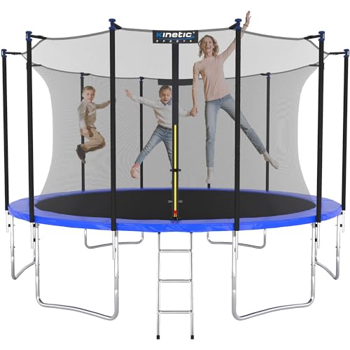 KINETIC SPORTS Trampolin Outdoor Salto Ø 183/244/305/366/400/430/490 cm -...