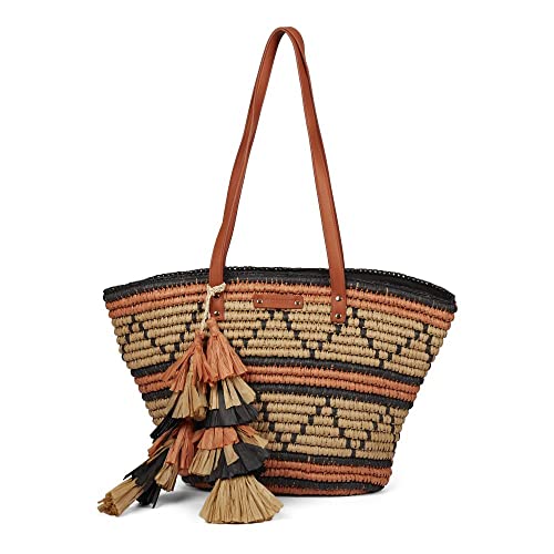 GIOSEPPO Capazo de rafia multicolor para mujer bazien