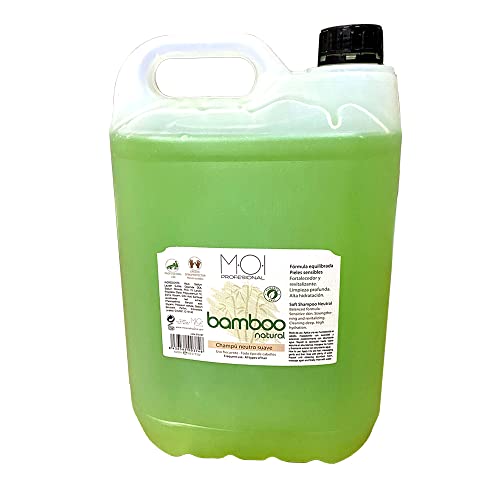 Moi Profesional Champú Profesional Neutro Suave Bamboo Natural sin Parabenos, Uso Frecuente 5000 ml(Garrafa) Moi Haircare 1 Unidad 5090 g Cover