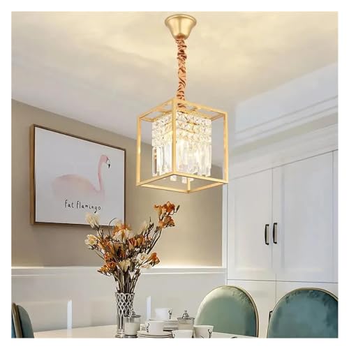 Chandelier LED luxe en cristal de salon table rectangulaire chic - 2