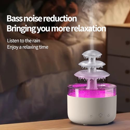 Humidificador Rain Cloud con Difusor y Luz LED miniatura 6
