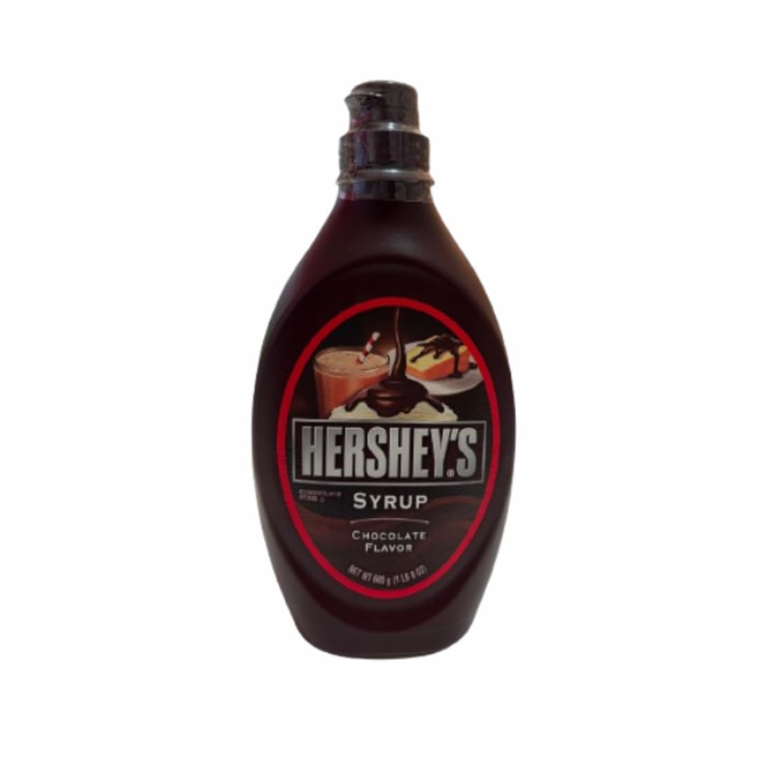 Wondermarket Siropes Americanos. Pack Degustación Hershey. Chocolate, Caramel syrup. Strawberry syrup.