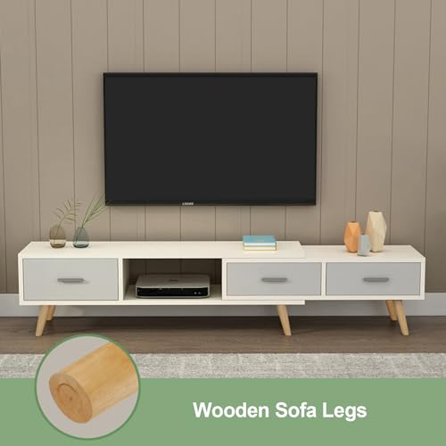 VIDETOL 4 Pcs 40cm Wooden Furniture Legs, Nature Solid Wood Sofa Legs - Image 3