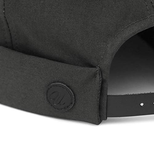Undercontrol Vintage Brimless Sailor Fisherman Leon Hat Rolled Cuff Harbour No Visor Miki Skull Docker Leather Strap Beanie Cap For Men & Women - Made In Korea - (Charcoal) #TOP7