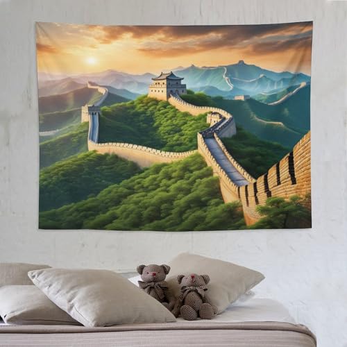 Tenture Grande Muraille pour transformer un mur vide en un chef-d'oeuvre d'art mural