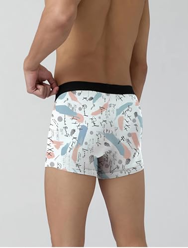 Generic Men's Cotton Blend Printed Stretch Trunks Pack of 3 Brown - Image 7