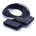 ATX 24 Pin Motherboard Power Extension Cable, 12.6 Inches / 32cm, Internal PC PSU ATX 24 Pin Male to 24 Pin Female Extension Power Cable