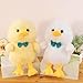 PEACH CAT Duck Stuffed Animal with Bow 9