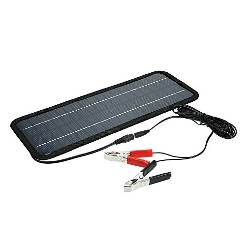 Decdeal Carregador portátil de bateria do carro, painel solar de 12V 4.5W exterior