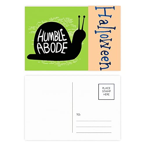 Cartes Halloween escargot noir pour remplacer les invitations ordinaires et banales