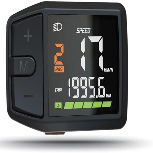 ChicBosom Ebike UART/CAN Protocol Display, for Bafang M500 for M600 BBS01 02 HD Motor DZ41, Two Protocols, 5 Hole Plug,Triangle Plug(UART)