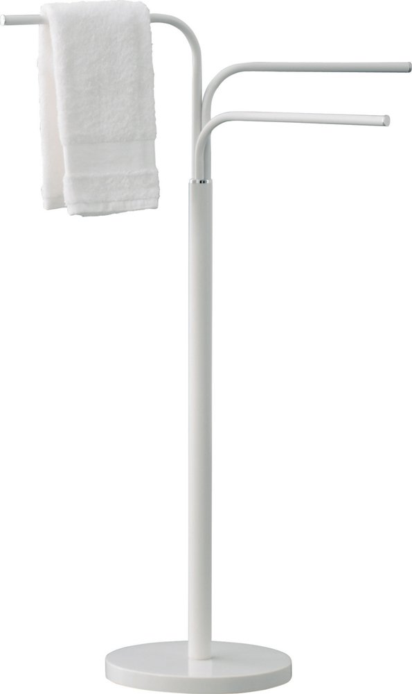 Gedy 28310200000 Winny bagno bianco con braccia mobili, Misure e peso: 89X25X43,6 CM & 3,5 KG, Porta asciugamano realizzato in acciaio inox e Cromall, Design R&S, 2 anni di garanzia, Unica