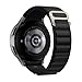 ZURCAS Compatible with Samsung Galaxy Watch 4/5/5 Pro Band/Active 2 40mm 44mm Band/Galaxy Watch 4 Classic 42mm 46mm/Watch 3 41mm, 20mm Stretch Nylon Metal Alpine Loop Woven Strap for Men Women