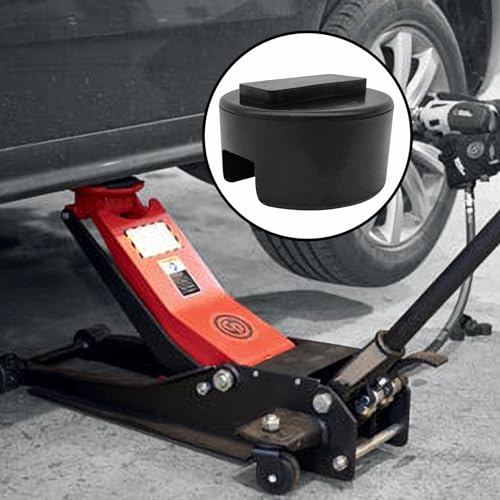 Image of Car Lifting Jack, Slotted Rubber Jack Pad Compatible with for BMW 1 3 4 5 Series Lifting Wear-Resistant Support Chassis, Repair Tool Frame Protector (2 Pack)