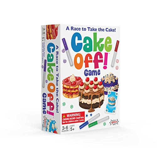 AMIGO Cake Off! Kids Card Game with Wash-Off Markers - //coolthings.us