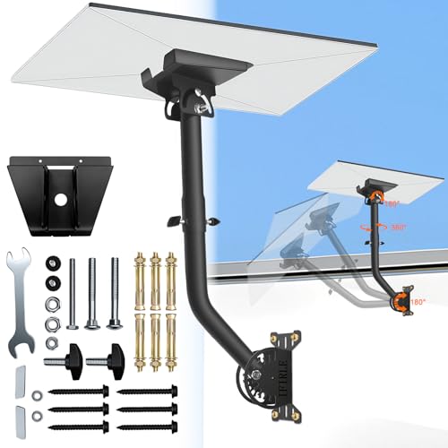 iFirle Starlink Mount for Standard 4/4X/Gen 3 with Aluminium Adapter, Black