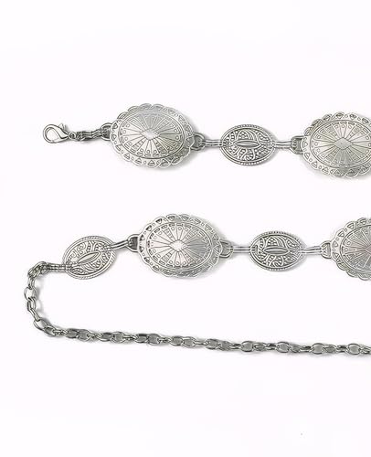 DAJOOEE Western Cowgirl Belts for Women Metal Chain Belt for Cowgirl Dresses Country Concert Outfit 5