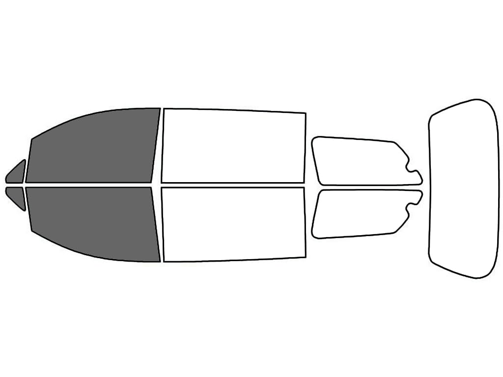 Rvinyl Window Tint Kit Compatible with Toyota Sienna 2011-2020 - Front Precut Kit - 35%