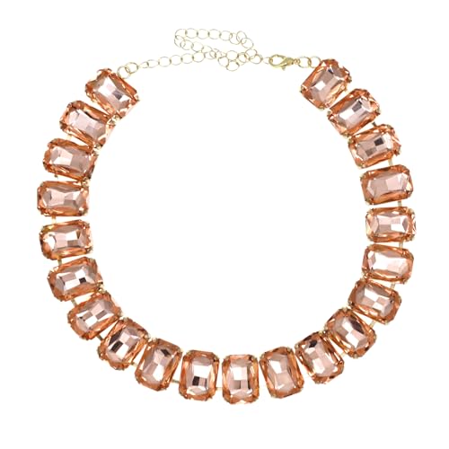 Collier strass émeraude en cristal étincelant un cadeau femme idéal
