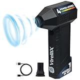 Powerful Electric Air Duster for PC - Turbojet 150000 RPM Air Blaster for Car Detailing - Rechargeable Air Duster for Electronics - for PS5 Dust Cleaner Handheld Blower Cordless - Soplador De Aire
