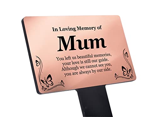 Plaque commémorative pour maman imperméable extérieur marqueur tombe - 5