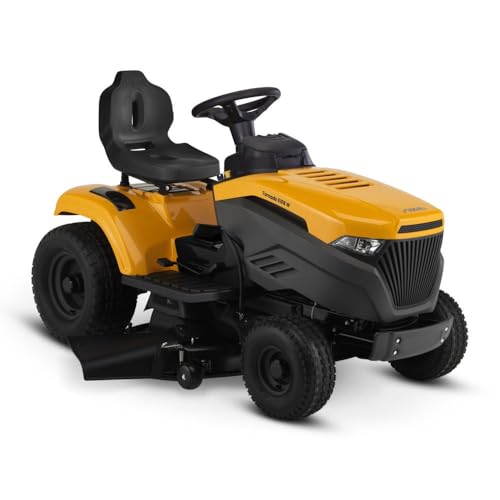 STIGA Tornado 5108 W Trattorino Tagliaerba Bicilindrico 586 cc – Piatto di Taglio 108 cm, Trasmissione Idrostatica, Scarico Laterale, Carica Batterie e Mulching Inclusi