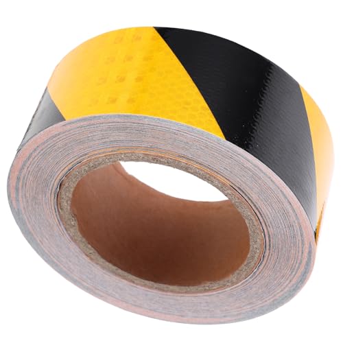 Ruban Réfléchissant Noir Haute Visibilité Adhésif PVC pour Signalisation