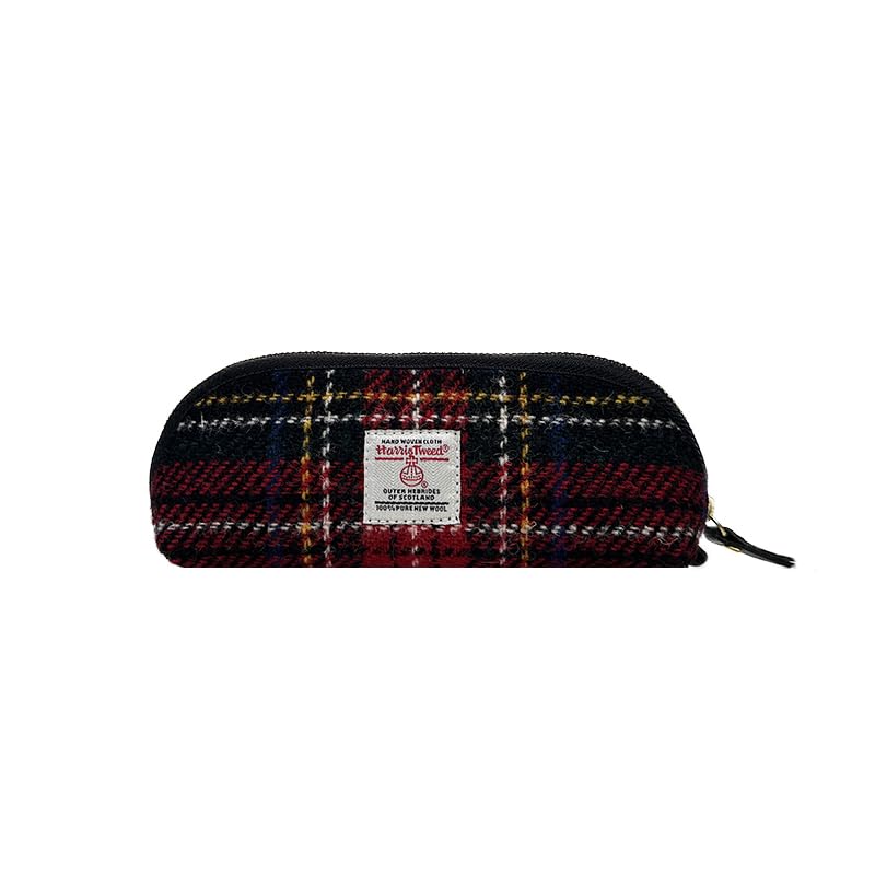 TAILORMAP Harris Tweed Pencil Case Large Capacity for Girls and Boys (Christmas Eve)