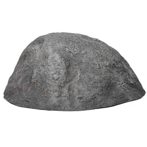 Gardenised QI004479 Outdoor Natural Artificial Round Rock Decor for Gardens, Lawns, and Landscapes - 1 Each