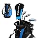 Aspire Junior Plus Complete Golf Club Set for Children Kids - 5 Age Groups Boys & Girls - Right Hand (Blue Ages 3-4)