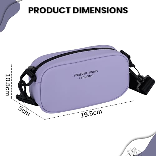 Image of TS WITH TECHSUN Small Crossbody Bag for Women | PU Leather Sling Bag with Adjustable Strap | Women's Handbags | Mini Purse for Women | Travel Crossbody Pouch For Keys, Makeup Etc.