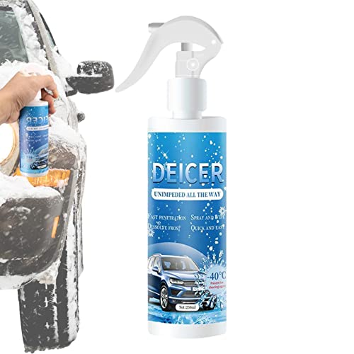 NGUMMS Windshield Deicer Spray, 250ml Windshield Glass Defroster and