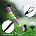 LAMIBEE Pack 3pcs, Golf Beads Count Stroke Score Counter, Durable 550 lbs Paracord String with 10 Beads, Easy Scorekeeping, Hand-Braided with Clip (Pack 3pcs - Pastel Color)
